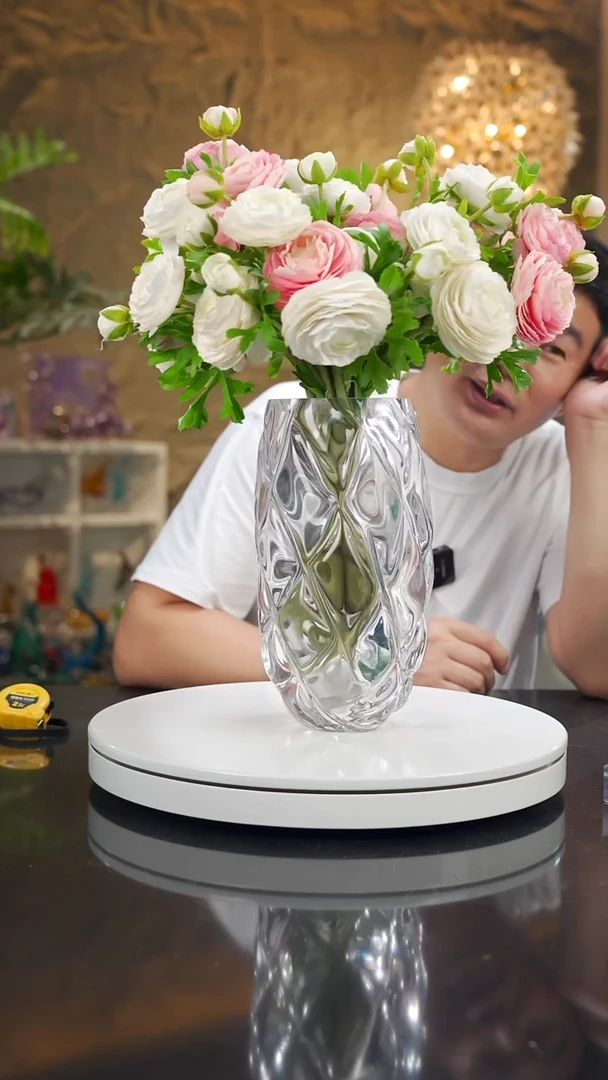 摆件福利设计款水晶花瓶