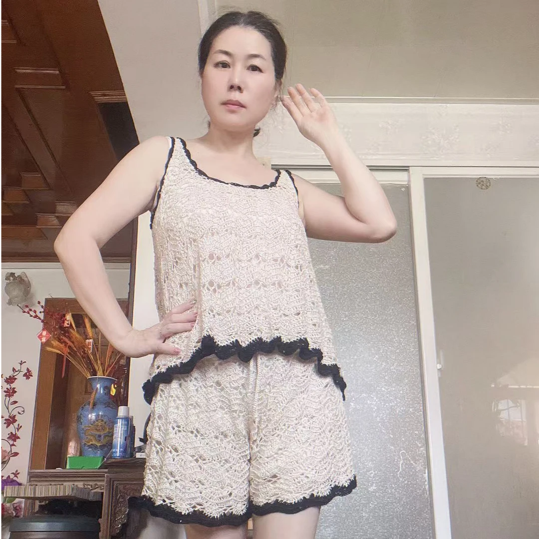（苏苏手作）天丝亚麻纱线汉麻蕾丝纯棉线DIY手工钩针镂空毛衣披肩