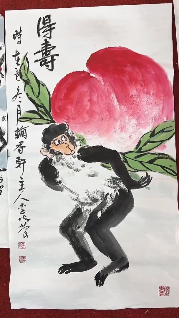 国画李火庆/国画/花鸟