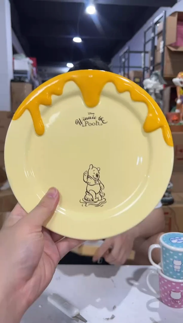 瓷片原盒维尼餐盘