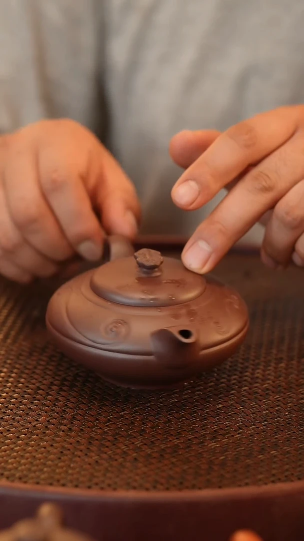 茶壶紫砂原矿手工制作200cc
