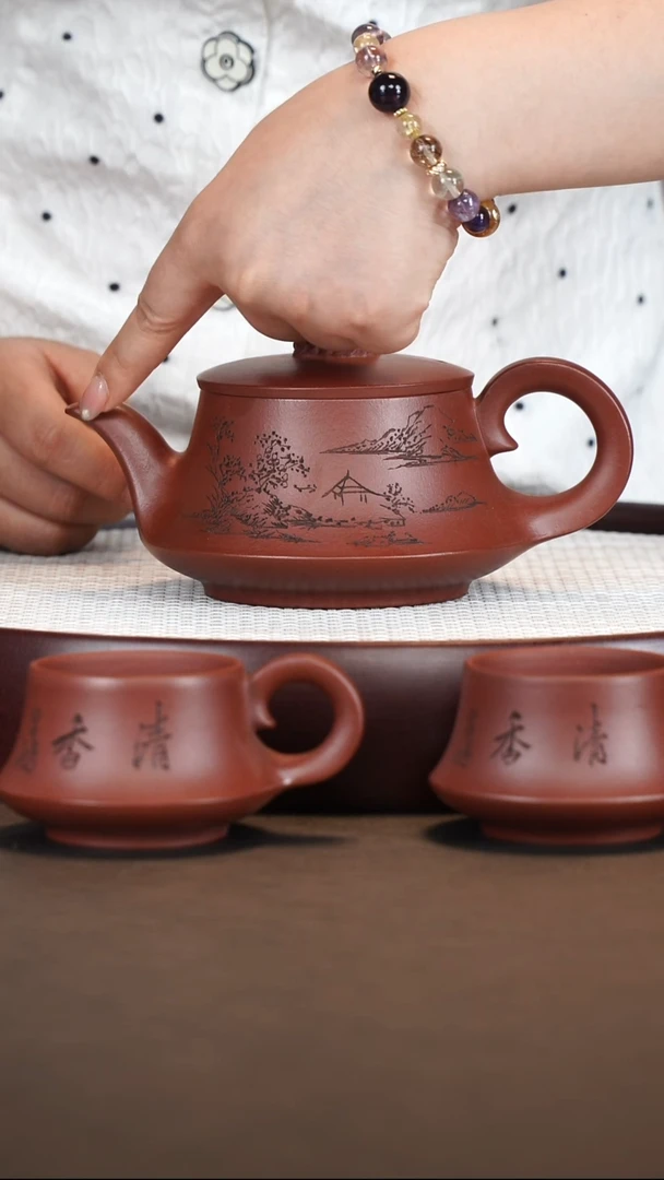 茶壶紫砂【李铭】一帆风顺300cc