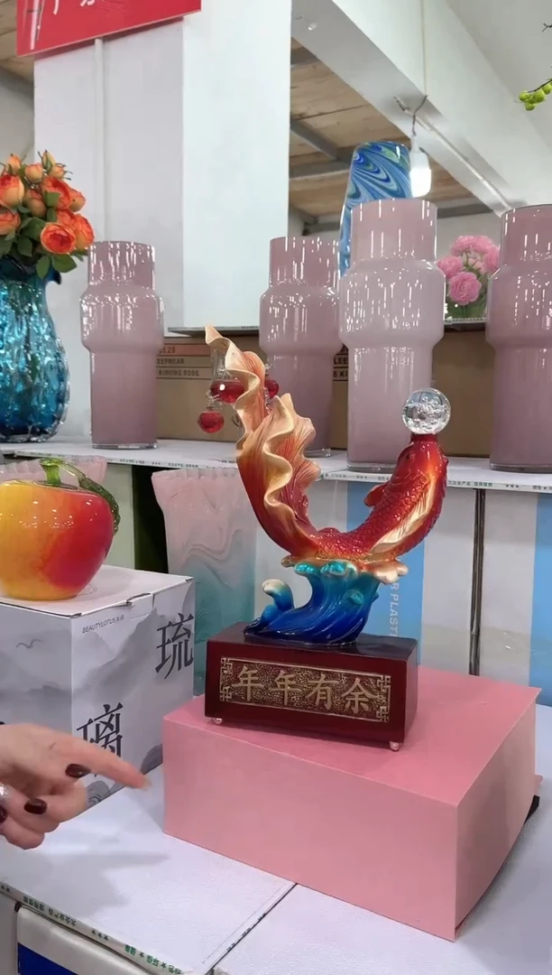 【闪购商品】无铅玻璃美全花器-v-早6