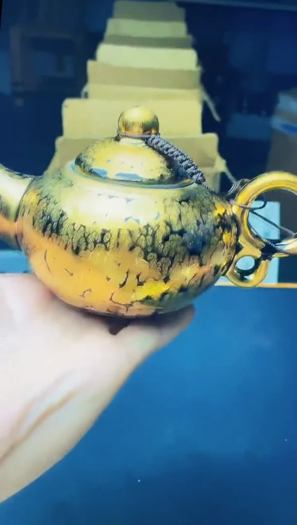 茶盏金油滴灯壶金壶