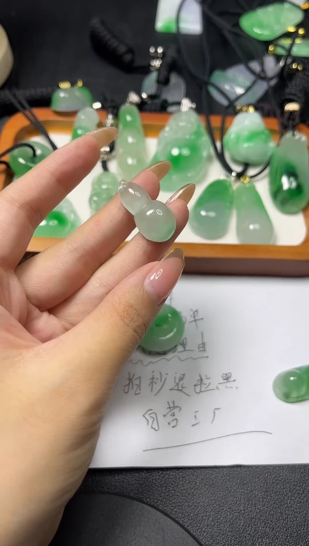 颈饰未镶嵌翡翠所见即所得   一图一物