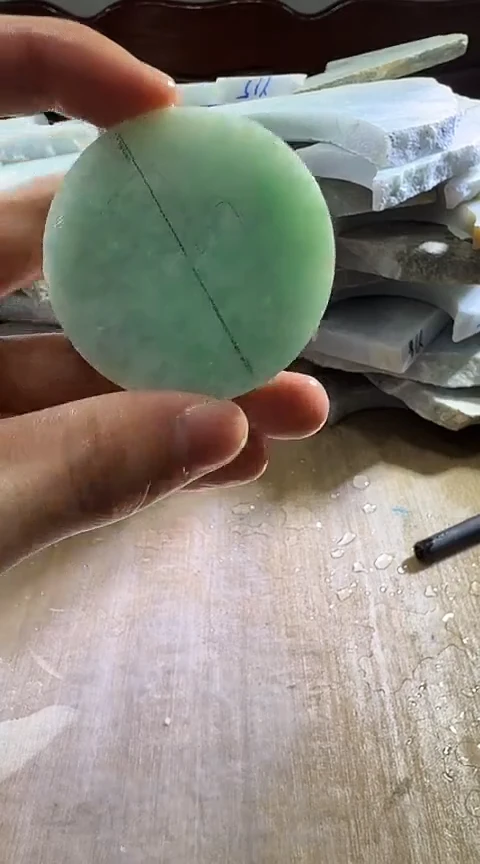 裸石翡翠缅甸翡翠A货花354