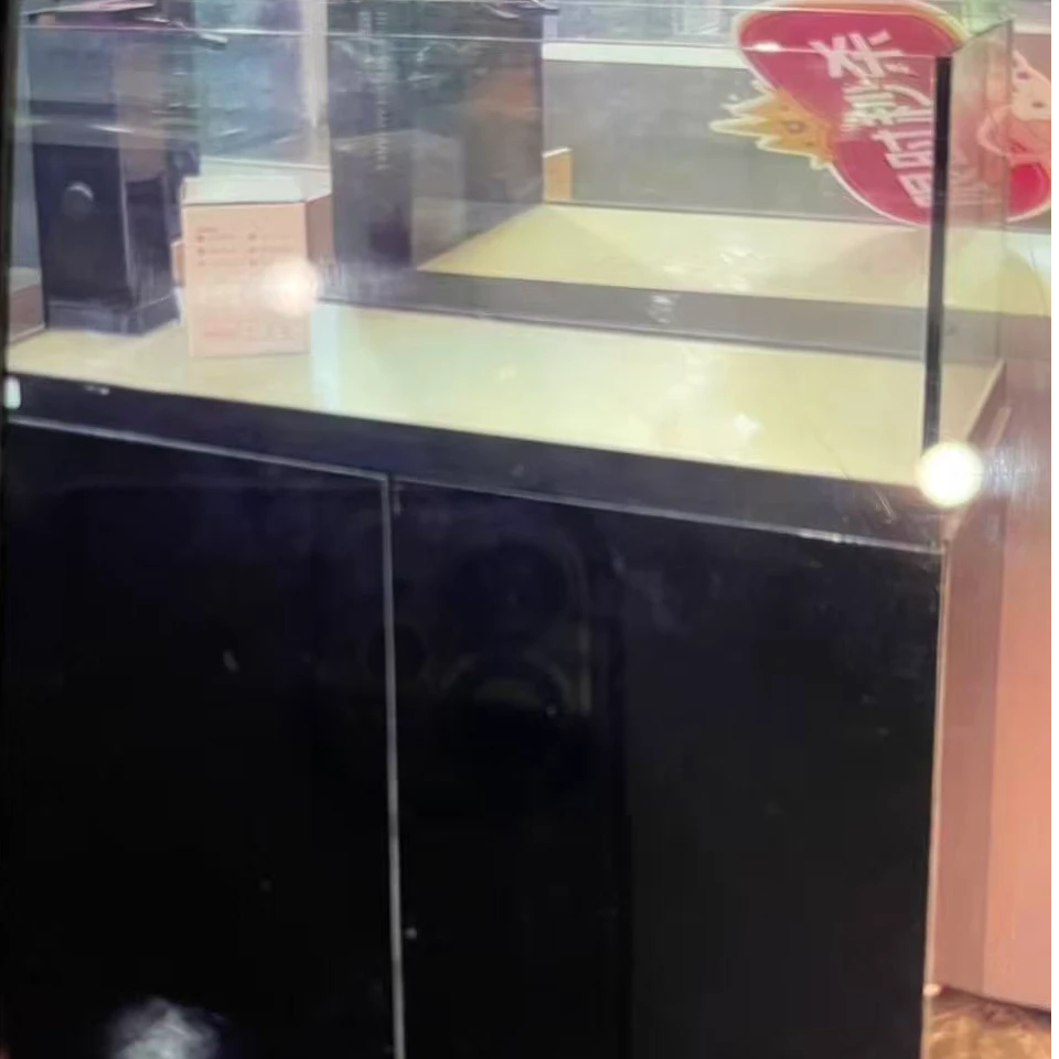 【100X40】二娃鱼缸2025年新款超白玻璃底滤金鱼缸水族箱