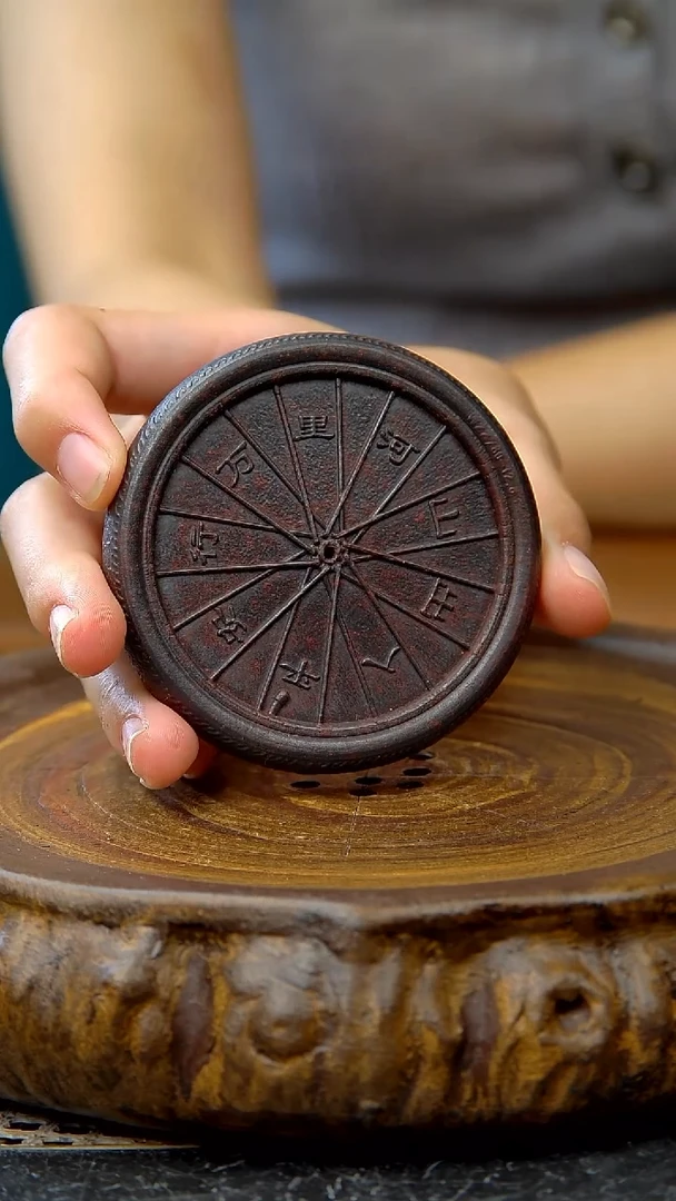 紫砂宜兴紫砂手工杯垫香插