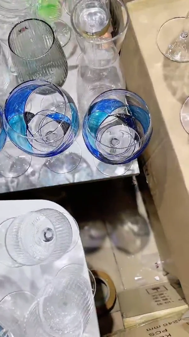 【闪购商品】水晶玻璃微瑕2只红酒杯拉丝