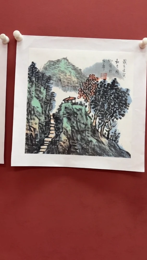 国画悲鸿艺术/沈国卿/国画