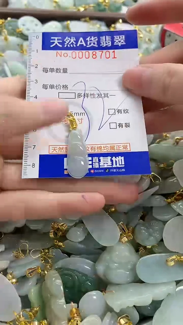 颈饰未镶嵌翡翠纯天然a货翡翠