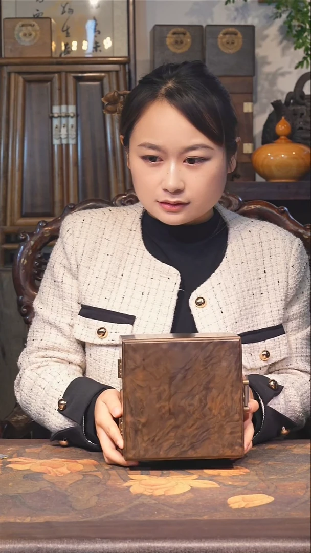 金丝楠小叶桢楠【68】满花纹  一木一器首饰藏盒