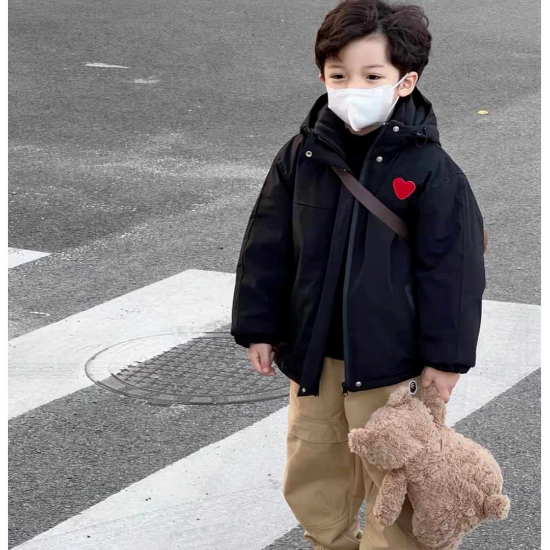 2178男女童时尚洋气潮流百搭韩版秋冬款棉服