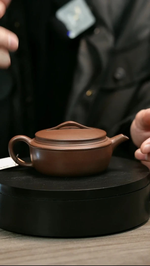 茶壶紫砂山**士H1601赵信军光素竹瓦