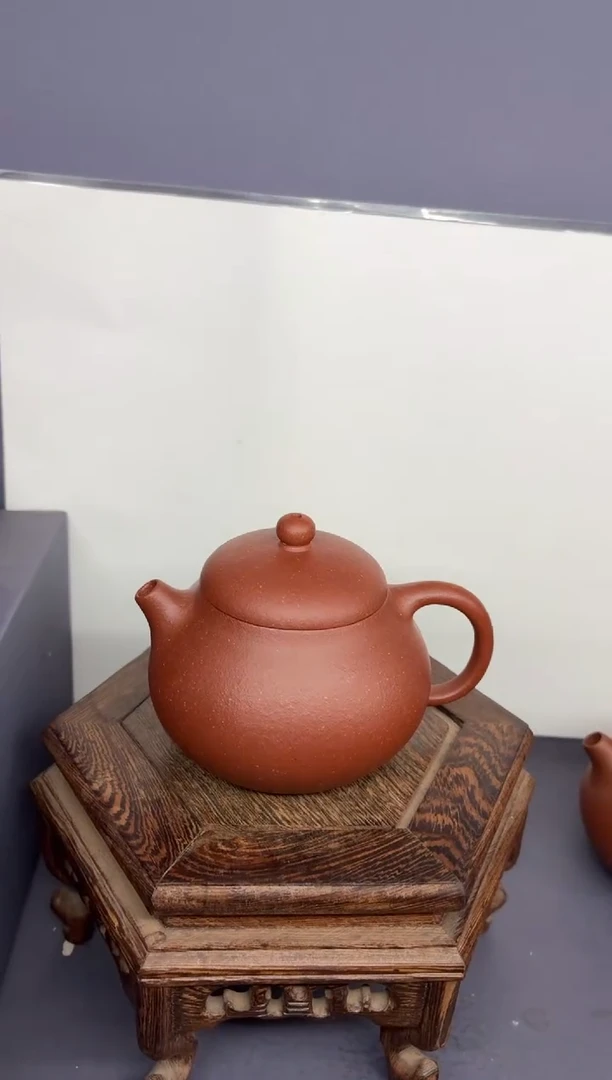 茶壶紫砂红降坡 文旦