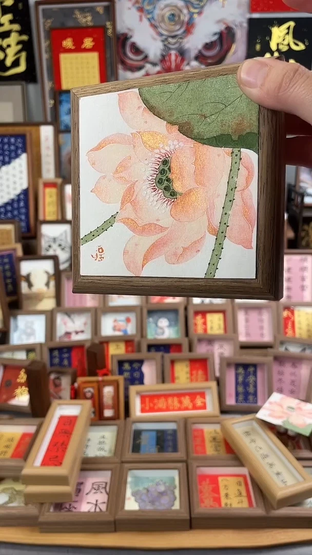 国画纯手绘书法绘画作品