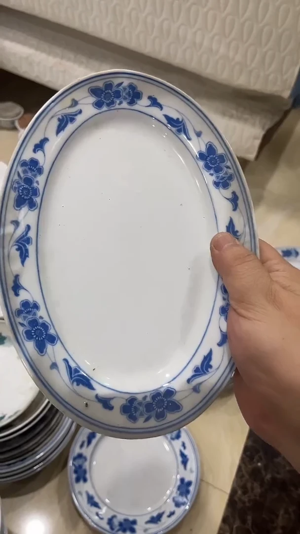 23厘米湖南醴陵釉下五彩陶瓷