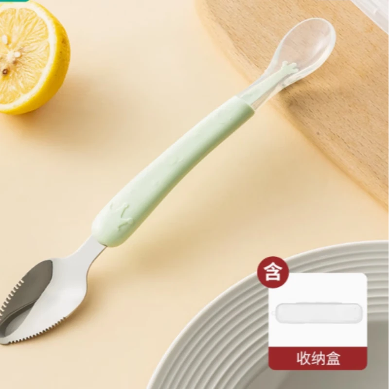 如山双头果泥勺薄荷绿