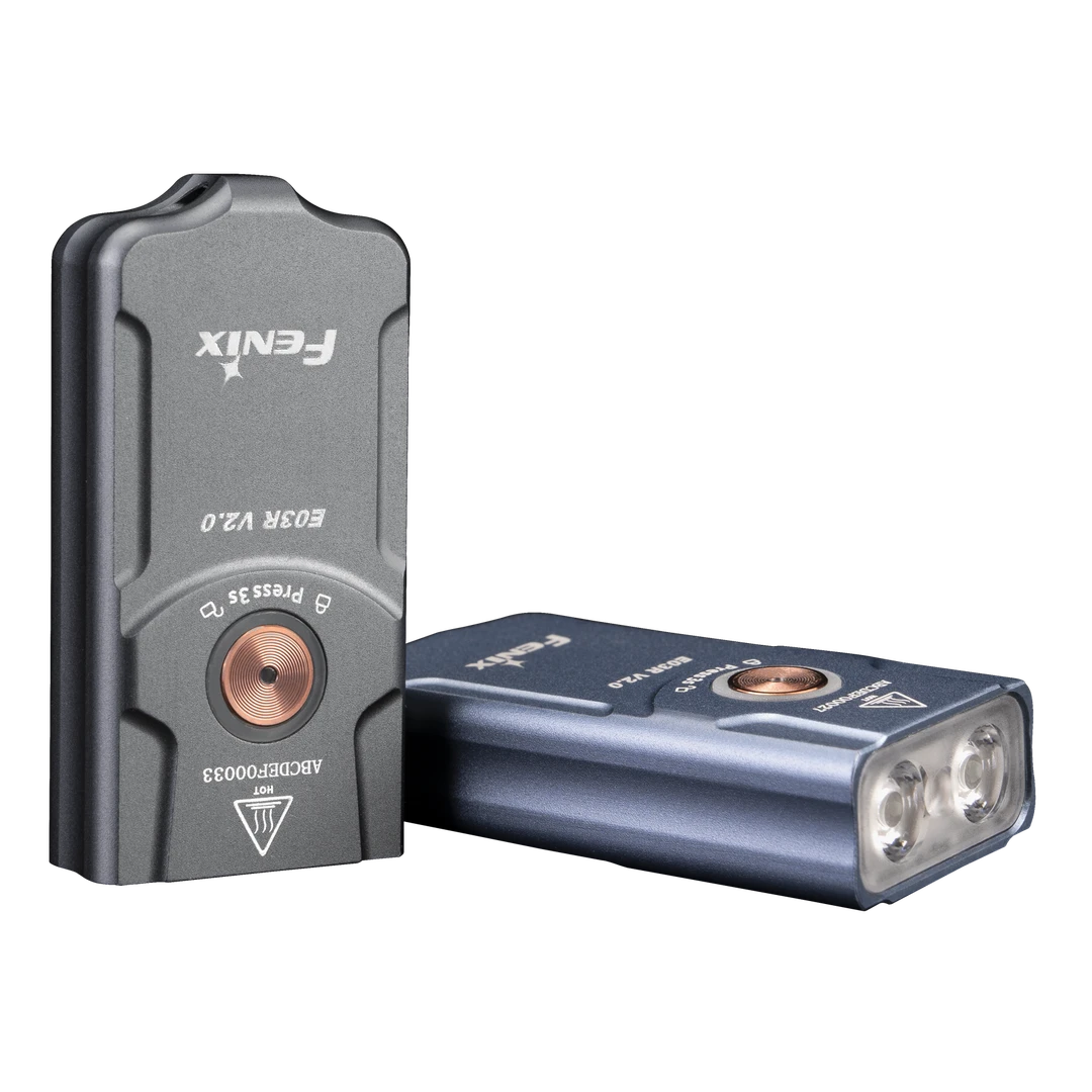 FENIX500流明菲尼克斯E03R V2.0强光钥匙扣应急小型可充电手电筒