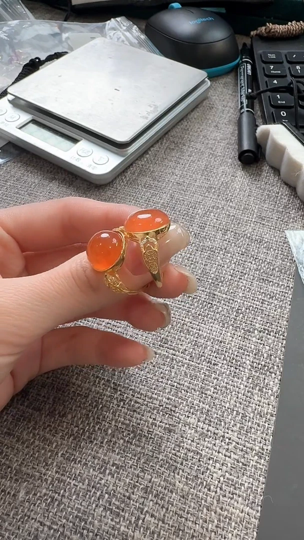 【闪购商品】南红玛瑙挂件未镶嵌XQC1220-20