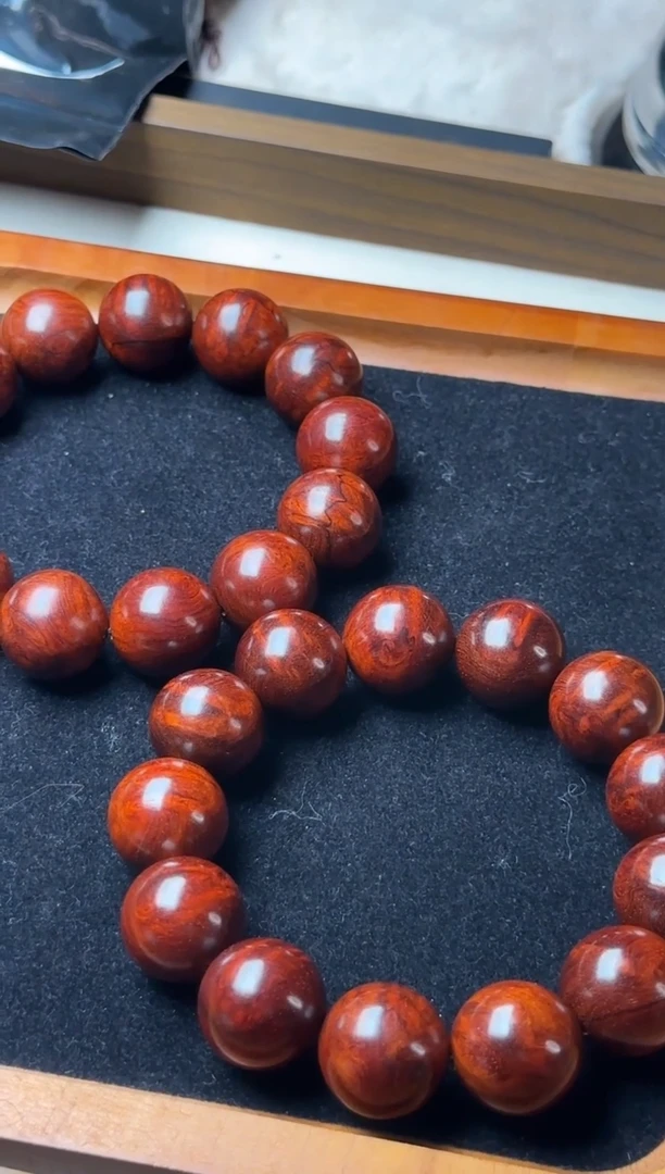 手串/手链小叶紫檀印度小叶紫檀顶泥全瘤疤1.8 无胶无蜡