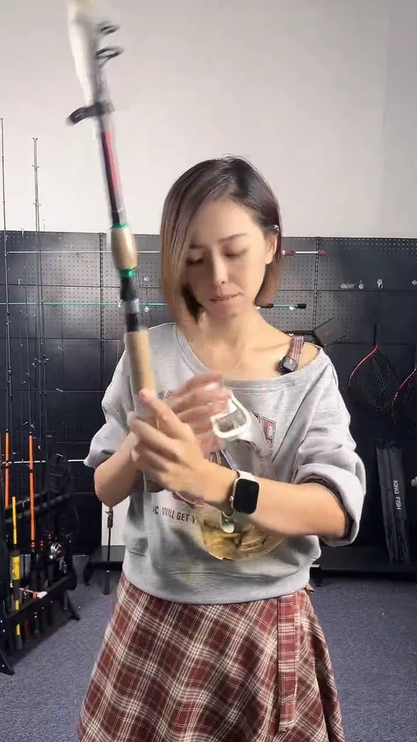 2.4m碳素（瑕疵杆没有售后 介意勿拍）DML2.4米直柄