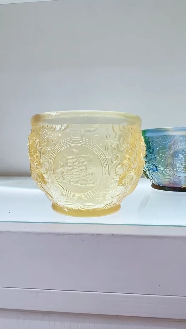 手工艺品琉璃古法琉璃聚宝盆