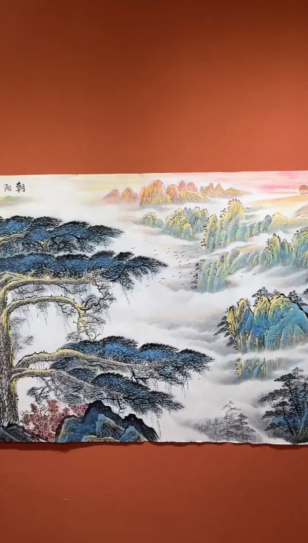 【闪购商品】国画郑乐华绘画手绘作品2-43