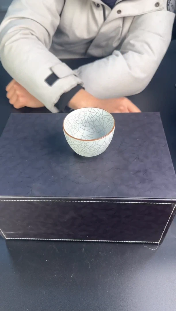 【闪购商品】经典哥窑冰裂纹主人杯