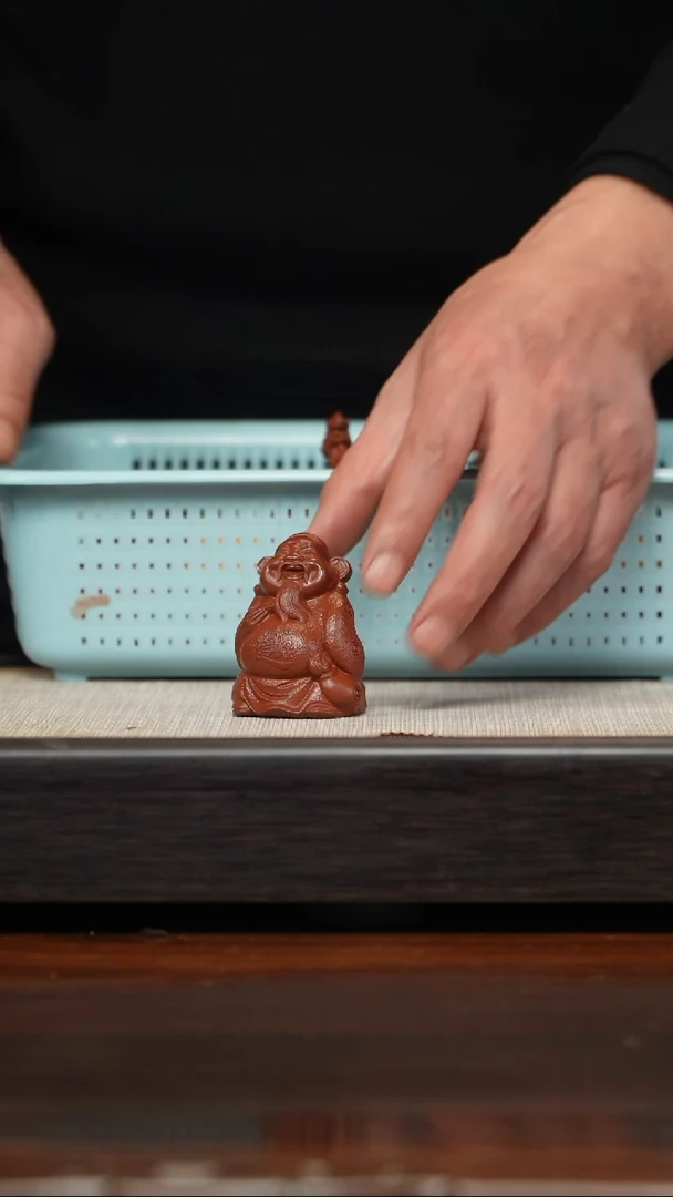 【闪购商品】紫砂茶壶朱泥新财神