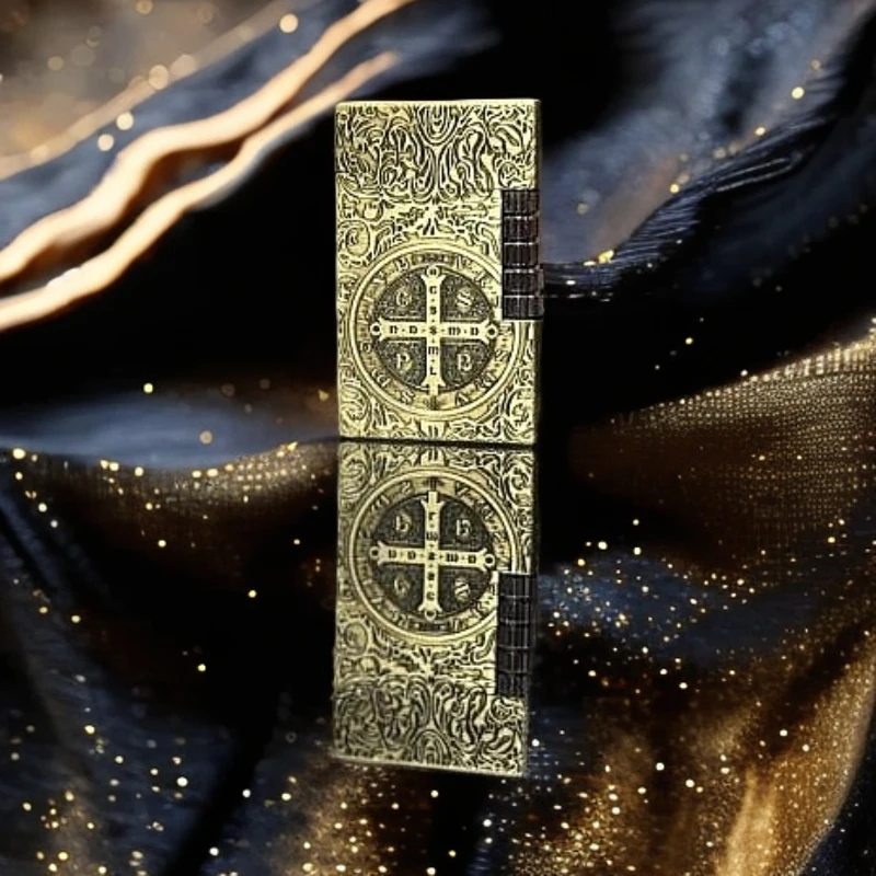 康斯坦丁 朗声侧滑 古铜 充气打火机