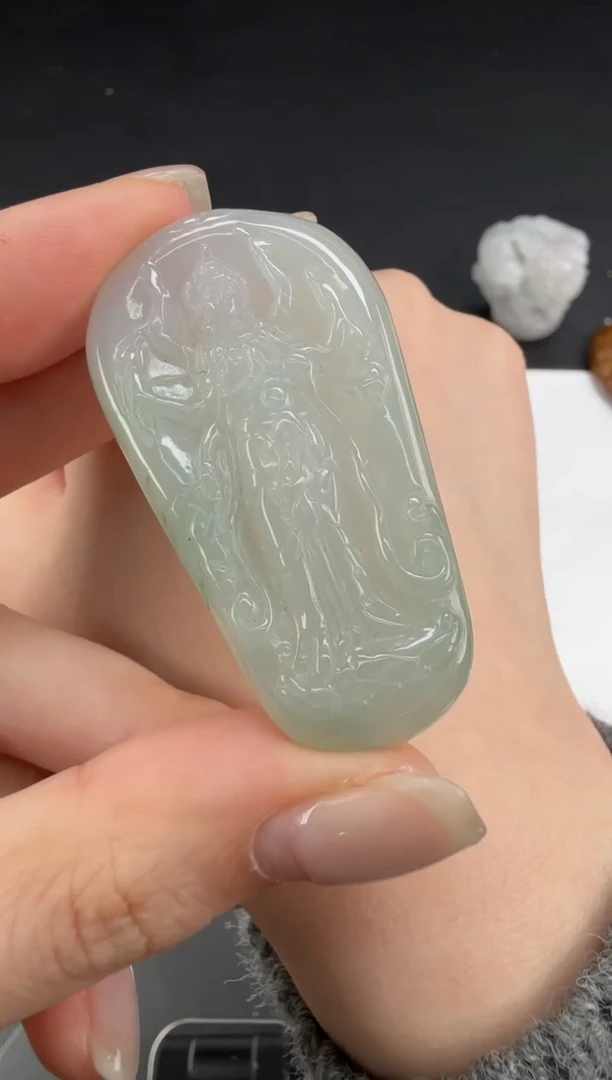 吊坠(不含链)未镶嵌翡翠翡翠饰品-214