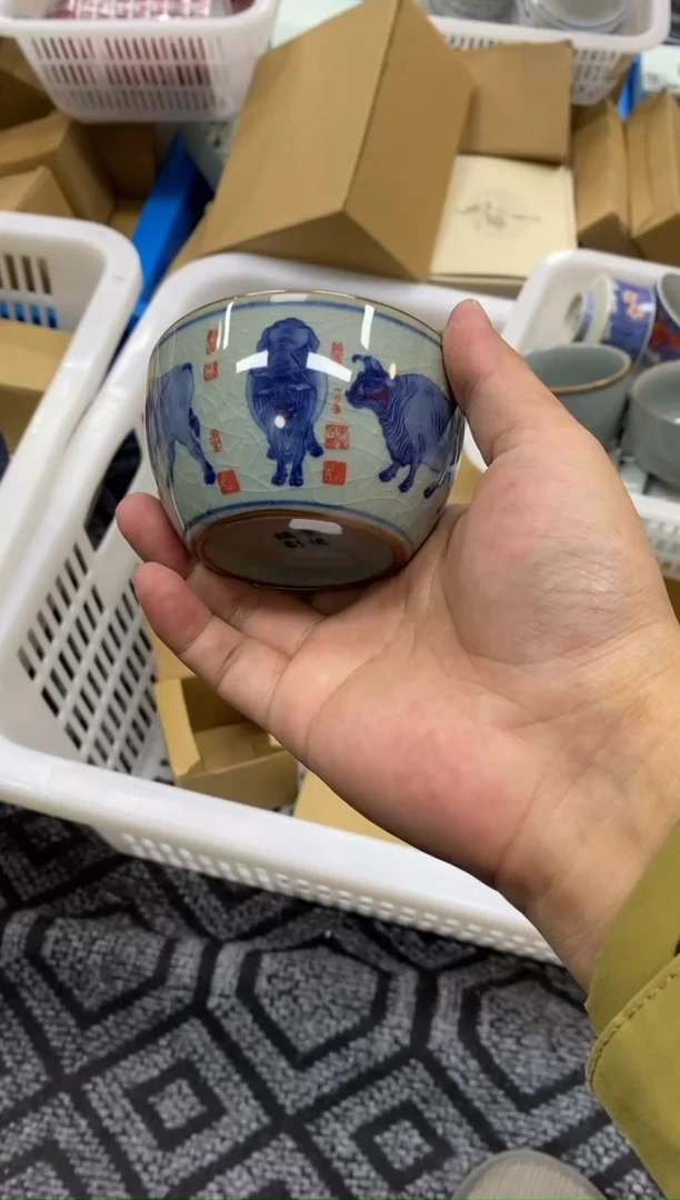 陶瓷景德陶瓷茶具容量约80