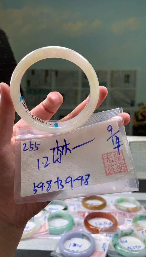 未镶嵌手镯翡翠林*翡翠手镯 下单联系小耳机#255