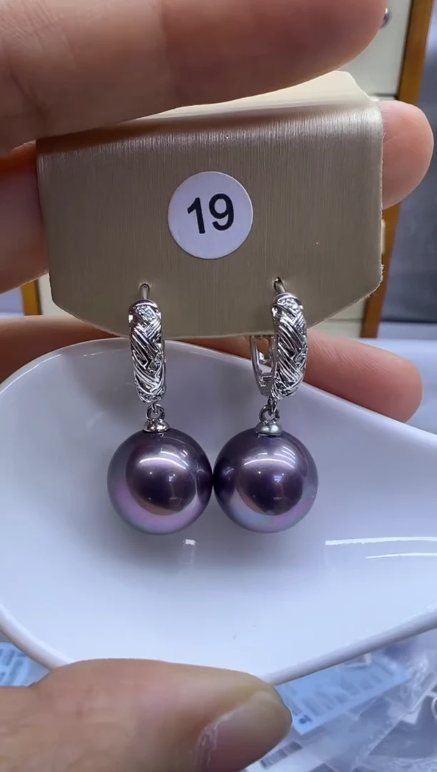 未镶嵌耳饰淡水珍珠19
