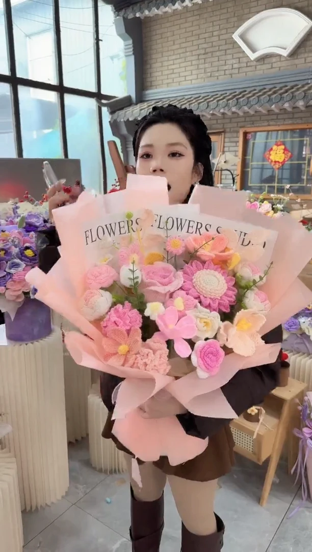 非遗手工定制花束，孤品清仓