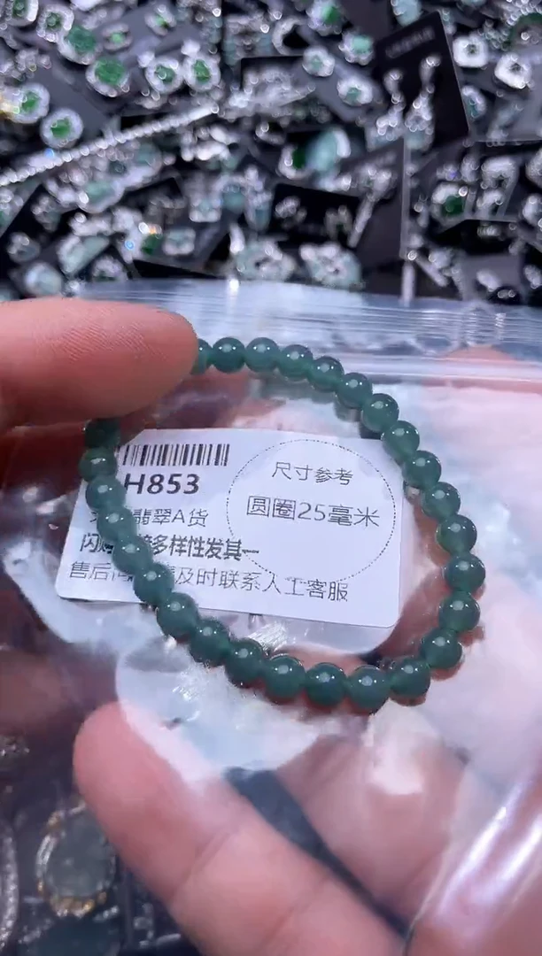 【闪购商品】翡翠颈饰未镶嵌H853手串