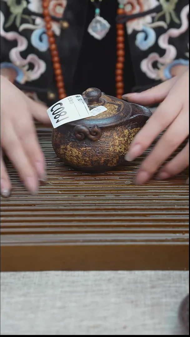 纯手工粗陶茶具每一只不一样