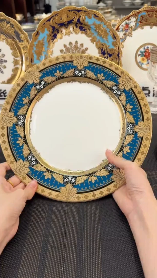 瓷片10.5英寸平盘 1个