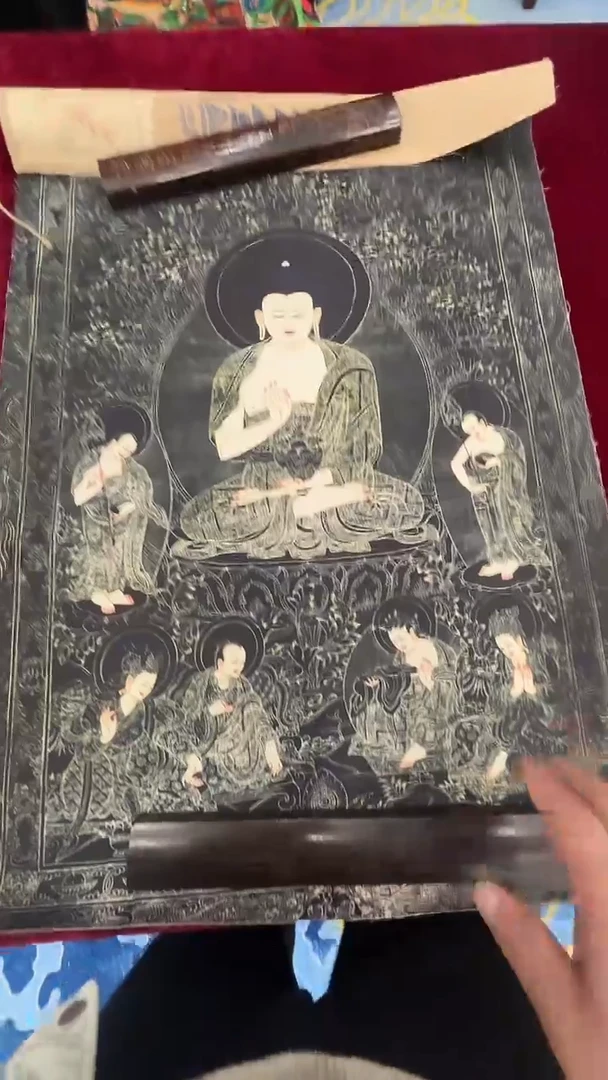 卷轴画唐卡16034