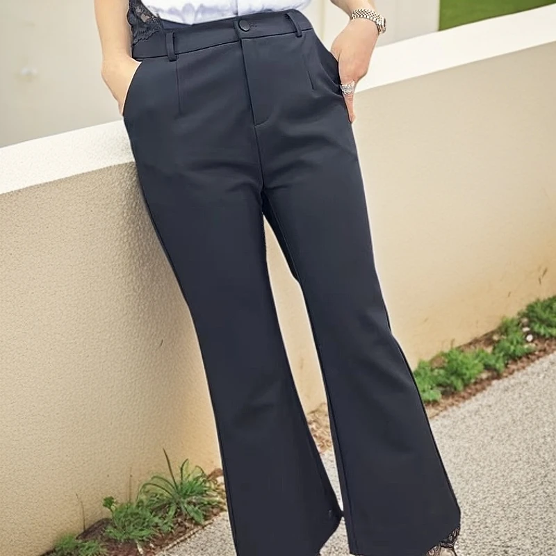 【TANTAN】新款蕾丝直筒裤休闲裤#417