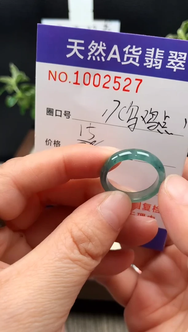 未镶嵌戒指翡翠17#