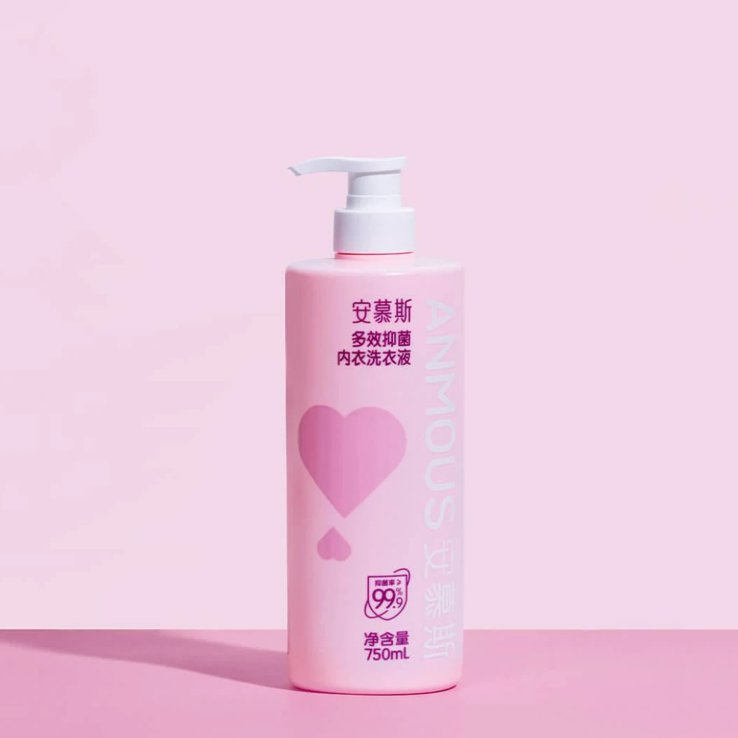 安慕斯内衣专用抑菌除螨去渍洗衣液血渍手洗专用清洗液750毫升/瓶