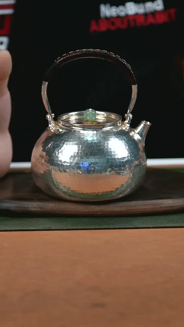手工钱袋子提梁壶