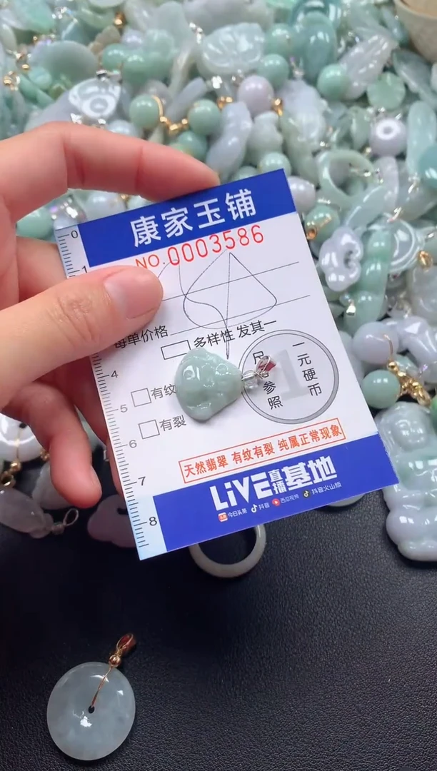 颈饰未镶嵌翡翠3586