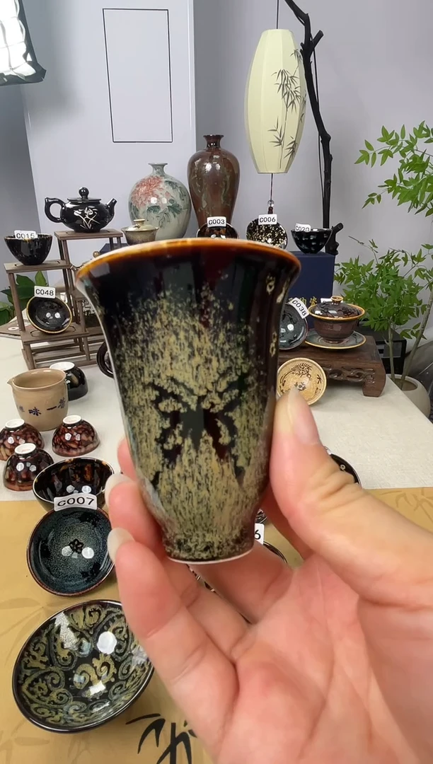 【真叶入盏】吉州窑纯手工高温瓷特价款