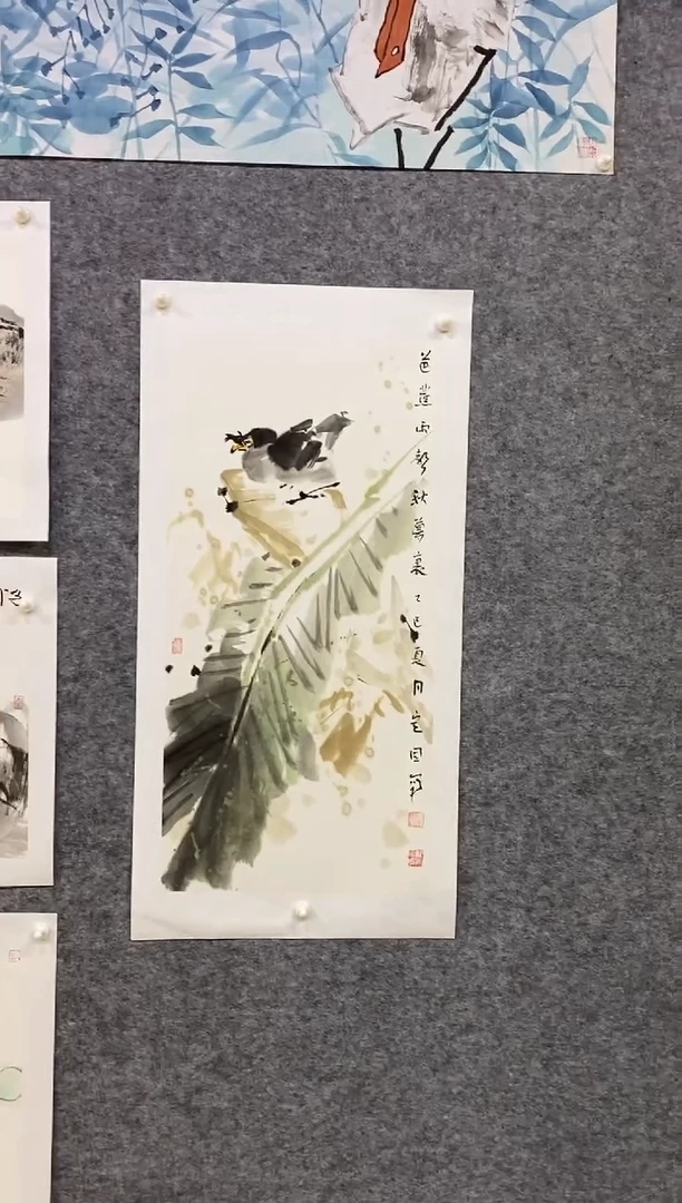 国画尚定固国画作品