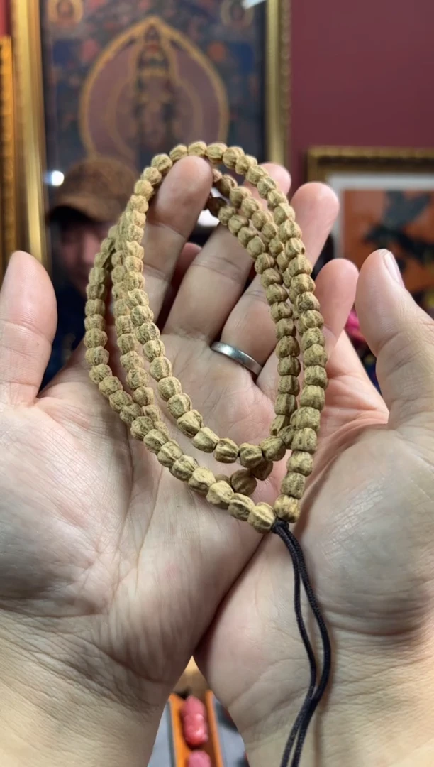 【闪购商品】柏香籽/百香籽吊坠大尺寸麻皮脖挂ylp7mm