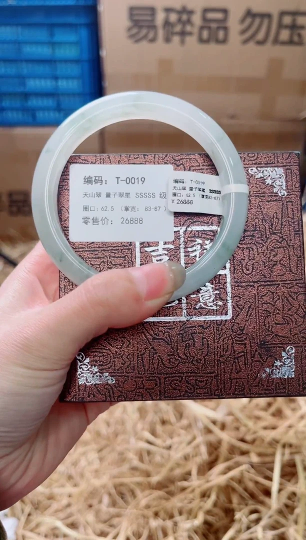 未镶嵌手镯石英质玉T-0019