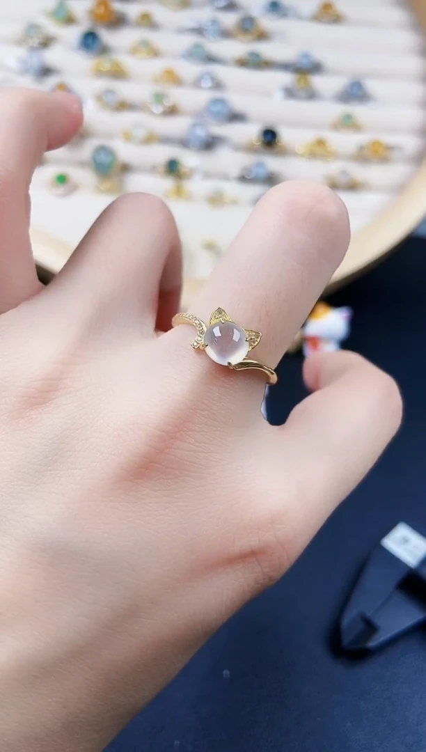 【闪购商品】翡翠戒指银S925镶嵌56464